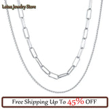 925 Silver Snake Bone Chain Necklace Women High-quality Jewelry