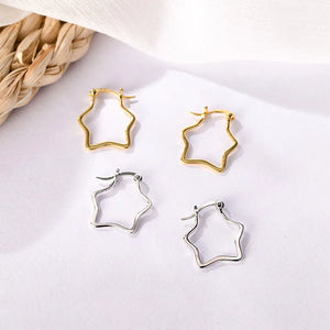 Star Y2K Sterling Silver Earring 925 For Women Jewelry And Accessories