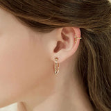 Star Y2K Sterling Silver Earring 925 For Women Jewelry And Accessories