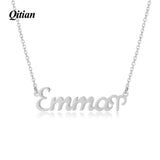Zodiac Constellation Necklaces Choker Name Pendant Stainless Steel