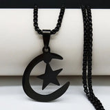 Islamic Muslim Amulet Necklace Stainless Steel N3005