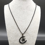 Islamic Muslim Amulet Necklace Stainless Steel N3005