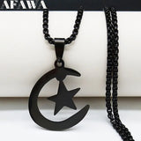 Islamic Muslim Amulet Necklace Stainless Steel N3005