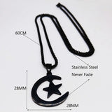 Islamic Muslim Amulet Necklace Stainless Steel N3005