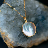Fritillaria Star and Moon Necklace Pendant Female ins Style