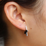 925 Sterling Silver Geometric Stud Earring