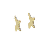925 Sterling Silver Geometric Stud Earring