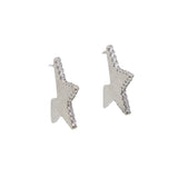 925 Sterling Silver Geometric Stud Earring