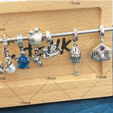 Starfish Birdcage Charm 925 Sterling Silver Jewelry