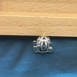 Starfish Birdcage Charm 925 Sterling Silver Jewelry