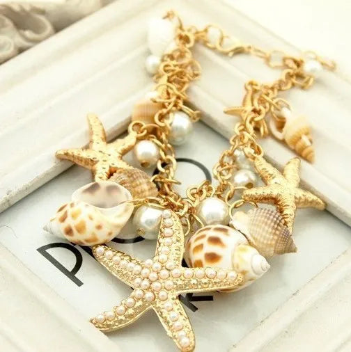 Starfish Charm Bracelet Animal Jewelry S98808