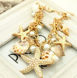 Starfish Charm Bracelet Animal Jewelry S98808
