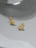 Starfish Screw Ball Buckle 925 Silver Stud Earrings For Women Gift