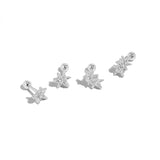 Starfish Screw Ball Buckle 925 Silver Stud Earrings For Women Gift