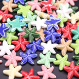 17mm Starfish Ceramic Beads For Jewelry Making Necklace Bracelet