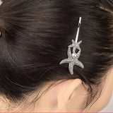 Starfish Shell Pearl Hair Clips Wedding Hairpins Bridal Accessories