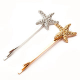 Starfish Shell Pearl Hair Clips Wedding Hairpins Bridal Accessories