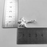 Starfish Silver Charm Pendant, 925 Sterling Silver Nautical Gift