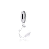 Starfish and Sea Shell Charm 925 Sterling Silver Crystal Beads