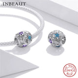 Starfish Shell Sterling Silver Bead Charm for Bracelet DIY