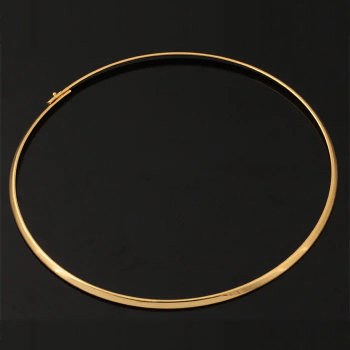 Vintage Gold/Silver Choker Necklace Jewelry Torques Necklace