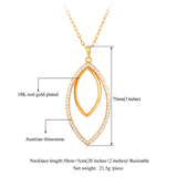Austrian Rhinestone Big Pendant Necklace For Women