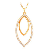 Austrian Rhinestone Big Pendant Necklace For Women