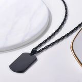 LGBT Rainbow Pendant Necklace Stainless Steel Chain Gift