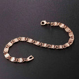 Snail Bracelets Gold/Silver/Black/Rose Chain 6MM Men's Bracelets H2516