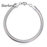 Vintage Men's Snake Chain Steel Bracelet 5MM GH334