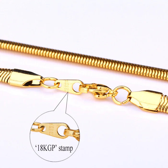 Vintage Men's Snake Chain Steel Bracelet 5MM GH334