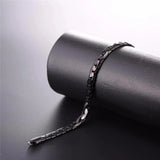 Venetian Bracelets 3 Gold/Silver/Black Snake Chain 6MM Friendship Bracelets