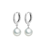 Starmoon Pearl Earrings 925 Sterling Silver Wedding Gift