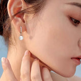 Starmoon Pearl Earrings 925 Sterling Silver Wedding Gift