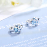 Starmoon 925 Silver Zircon Cat Claw Earrings Fresh INS Earrings