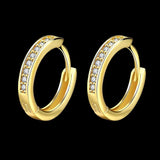 Starmoon 925 Silver Zircon Earrings Wedding Party Gift