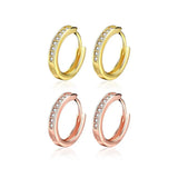 Starmoon 925 Silver Zircon Earrings Wedding Party Gift