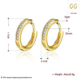 Starmoon 925 Silver Zircon Earrings Wedding Party Gift
