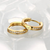 Starmoon 925 Silver Zircon Earrings Wedding Party Gift