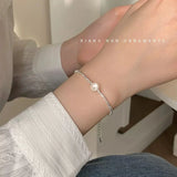 Starmoon Light S925 Silver Pearl Bracelet for Women