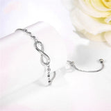 Starmoon Rhinestone Infinity Bracelet Women's Jewelry