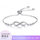 Starmoon Rhinestone Infinity Bracelet Women's Jewelry