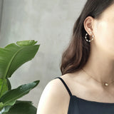 Silver 925 Star Earrings for Women Party - Star Stackable Studs