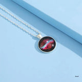 Starry Sky Gem Pendant Necklace for Gift