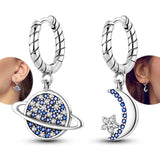 925 Sterling Silver Zircon Stud Earrings for Women