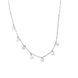 Stars Party Women's Pendant Necklace 925 Sterling Silver Choker