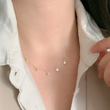 Stars Party Women's Pendant Necklace 925 Sterling Silver Choker