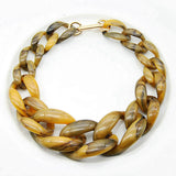 Chunky Acrylic Long Chain Necklace for Women