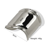 Geometric Irregular Wave Metal Cuff Bracelet for Women