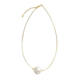 Fashion Big Pearl Necklace Women Choker Jewelry